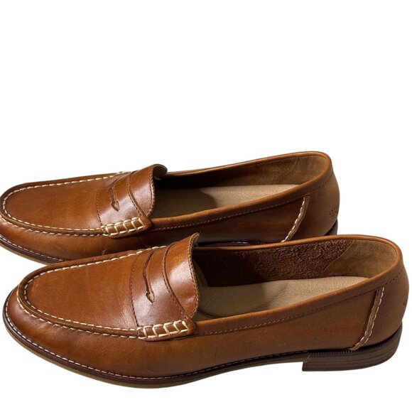 NIB Sperry Seaport Penny Loafer Woman's sz 11 Leather Tan Flat Heel Classic - Picture 8 of 15
